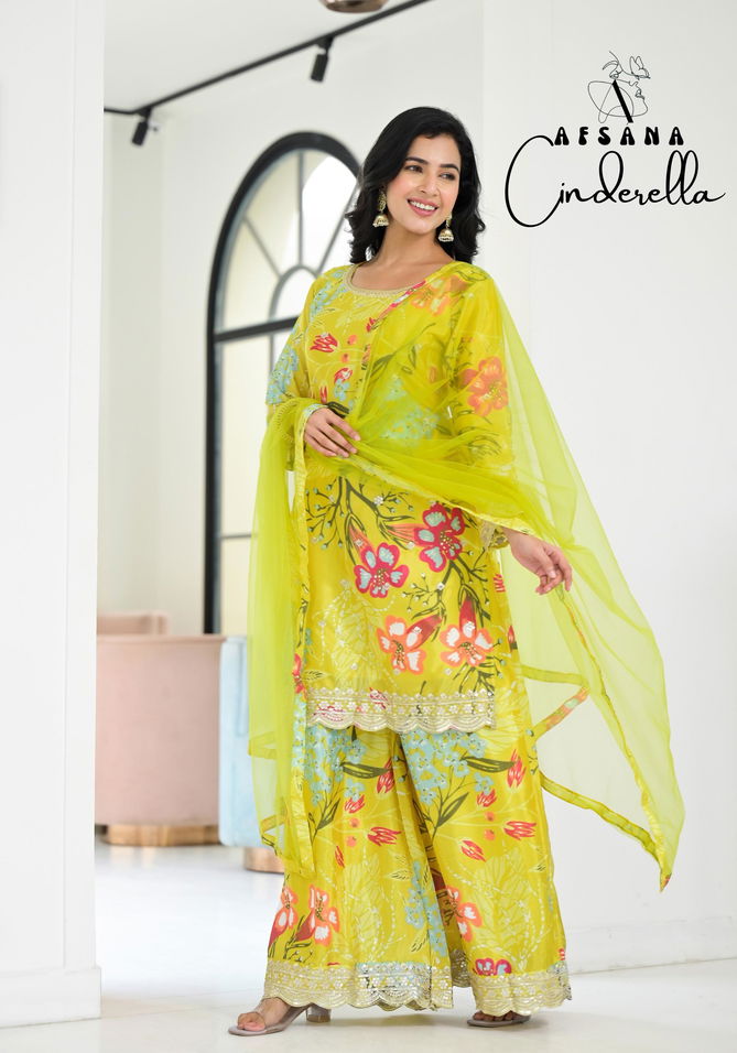 Cinderella Nx By Afsana Designer Printed Chinon Readymade Suits Wholesale Online
